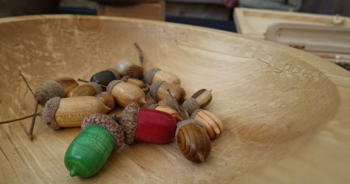 Houtdraaikunst van Creatief met Hout - Jos Westenbroek deelnemer Kunstmarkt Wezup 2019